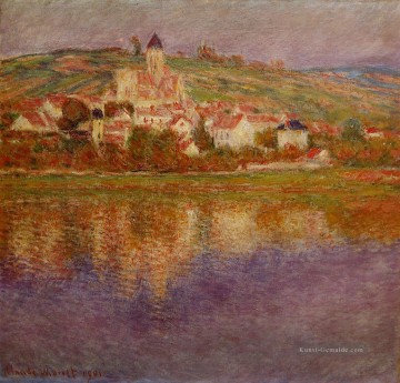 Vetheuil Rosa Effect Claude Monet Ölgemälde